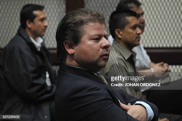 Former Guatemalan deputy Manuel Castillo , one of nine people accused of the murder of then Central American Parliament deputy Eduardo D'Aubuisson,...