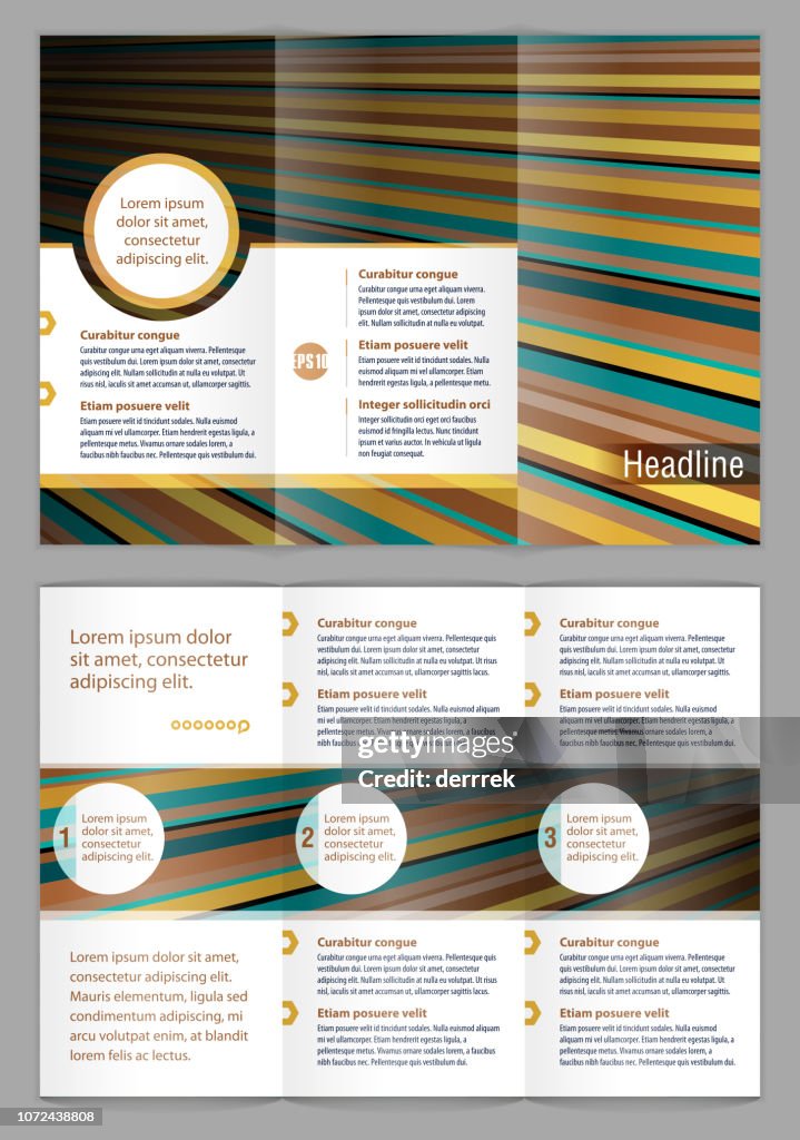 Leaflet Design Example High-Res Vector Graphic - Getty Images