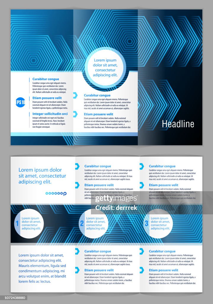 Leaflet Examples Readable Leaflet Design Example High-Res Vector Graphic - Getty Images
