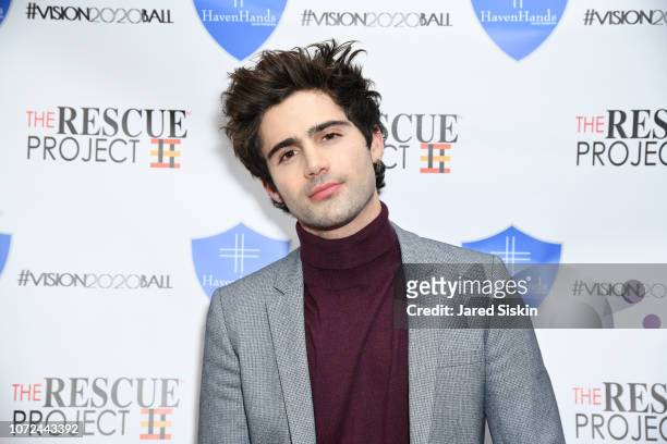 Max Ehrich attends Vision 2020 BALL By The Rescue Project / Haven Hands Inc. On December 12, 2018 in New York City.