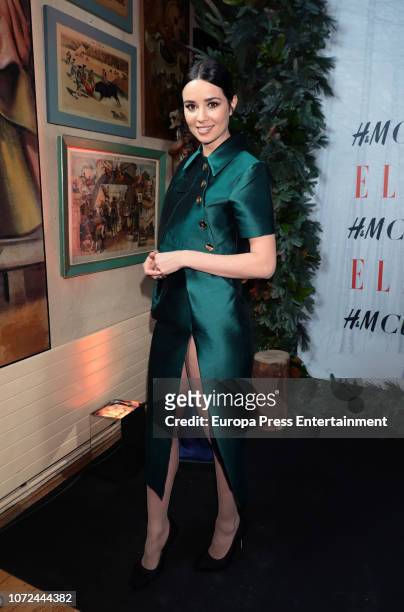 Dafne Fernandez attends the Elle Christmas Party on December 12, 2018 in Madrid, Spain.