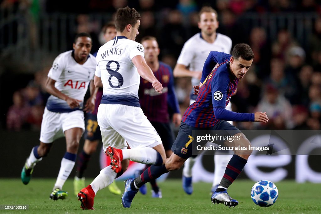 FC Barcelona v Tottenham Hotspur - UEFA Champions League