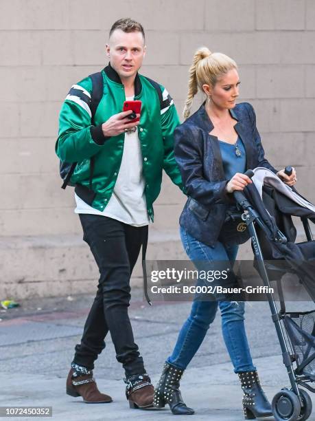 Heidi Montag and Spencer Pratt are seen on December 12, 2018 in Los Angeles, California.