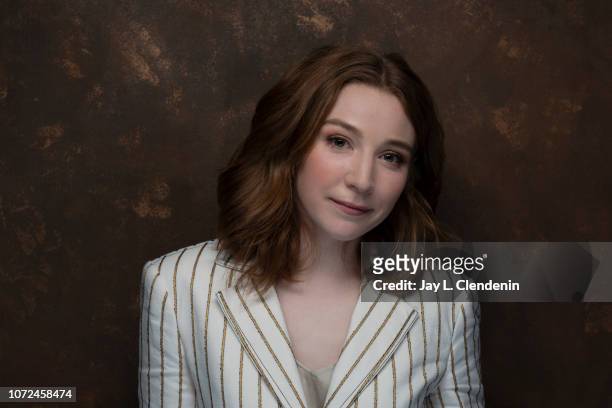 Actress Kayli Carter from "Private Life" is photographed for Los Angeles Times on January 19, 2018 in the L.A. Times Studio at Chase Sapphire on...
