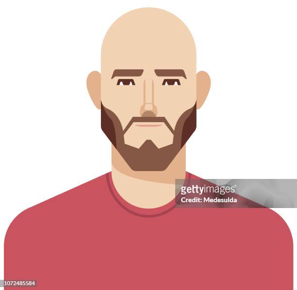 hipster mann vektor avatar - mittelstand stock-grafiken, -clipart, -cartoons und -symbole