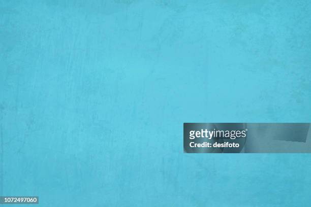 ilustrações, clipart, desenhos animados e ícones de céu azul, o aqua efeito rachado colorido brilhante azul parede textura vector fundo-horizontal - light blue