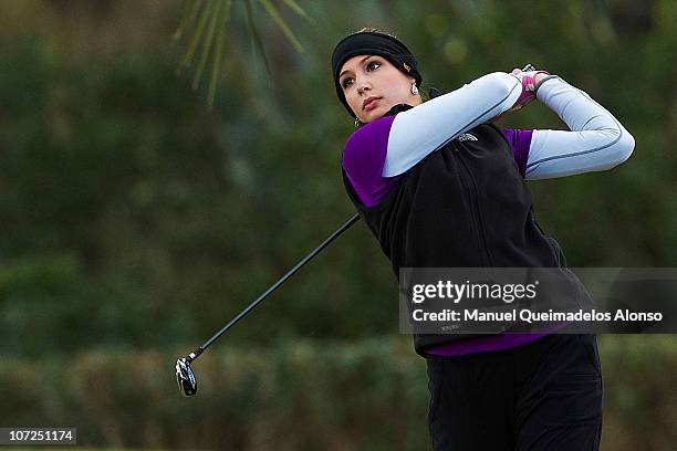 Allison Micheletti during the Ladies European Tour Pre-Qualifying School - Final Round at La Manga Club on December 2, 2010 in La Manga, Spain.