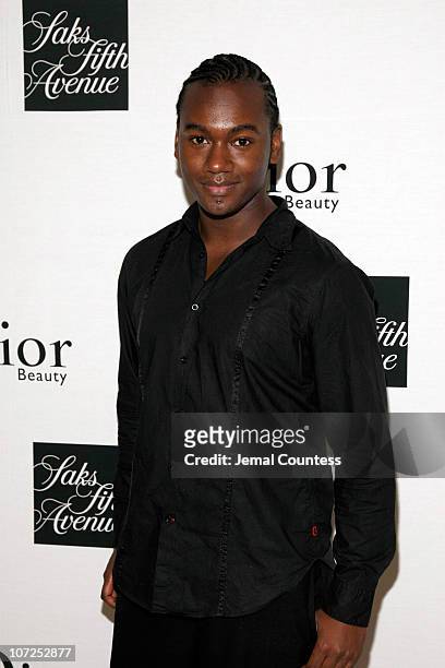 Dior Make-up artist Ricky Wilson at the unveiling of Diors new "Tinsley Pink" Gloss lip gloss at Saks Fifth Avenue on May 15, 2008 in New York City