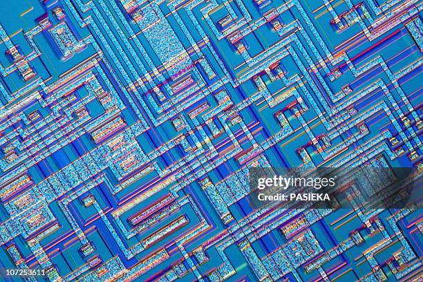 microchip, light micrograph - 光学顕微鏡図点のイラスト素材／クリップアート素材／マンガ素材／アイコン素材