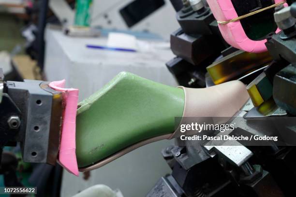 shoe factory.  ho chi minh city. vietnam. - shoe factory stock pictures, royalty-free photos & images