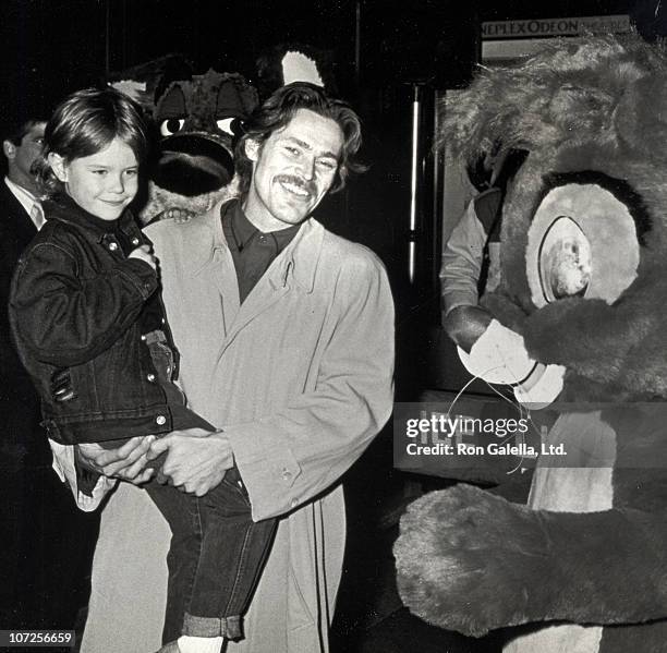 Jack DeFoe and Willem DaFoe during "Oliver & Company" Premiere - November 13, 1988 at Ziegfeld Theater in New York City, NY, United States.