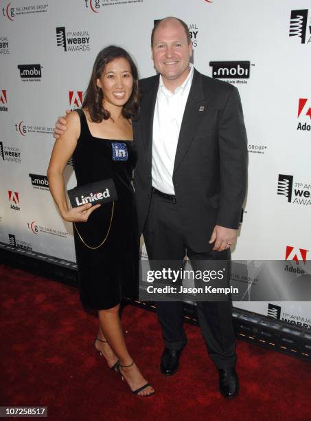 Kay Luo and Dan Nye during The 11th Annual "Webby Awards" - June 5, 2007 at Cipriani Wall Street in New York City, New York, United States.