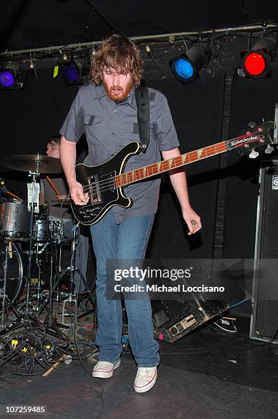 Roger Dabbs of The Features during The Features in Concert at Mercury Lounge - June 6, 2007 at Mercury Lounge in New York City, New York, United...