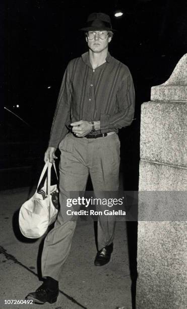 William Hurt during "Hurley Burly" Performance at the Promenade Theater in New York City - June 19, 1984 at Promenade Theater in New York City, New...