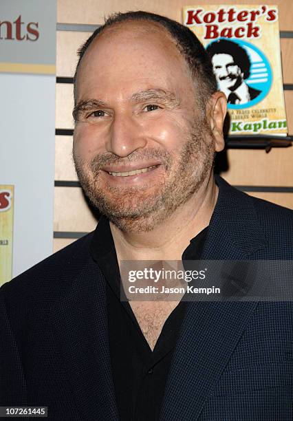 Actor Gabe Kaplan appears at Barnes and Noble to sign his new book "Kotter's Back: E-Mails From A Faded Celebrity To A Bewildered World " on July 2,...