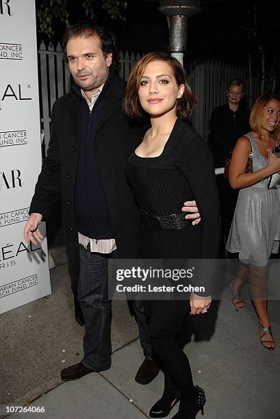 Actress Brittany Murphy and husband Simon Monjack attends L'Oreal Paris' "A Night of Hope" hosted by L'Oreal president Carol J. Hamilton, Diane...