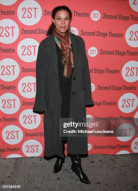 Actress Linda Powell attends Edward Albee's "Peter And Jerry" Opening Night at Second Stage Theatre on November 11, 2007 in New York City.