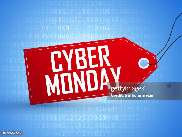 cyber monday - cyber monday stock illustrations