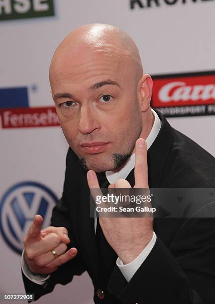 Singer Bernd Heinrich Graf, known as Der Graf, attends the '1Live Krone' Music Awards on December 2, 2010 in Bochum, Germany.