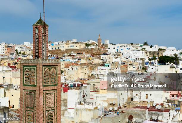 morocco, tangier (tanger), the medina, old city - tánger fotografías e imágenes de stock