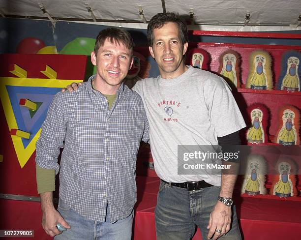 Todd Oldham and Kenneth Cole working the games during 8th Annual Elizabeth Glaser Pediatric AIDS Foundation's Kids for Kids Celebrity Carnival at...