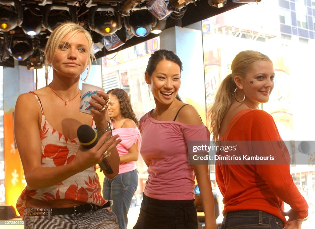 "Charlie's Angels: Full Throttle" Cast and "Terminator 3: Rise of the Machines" Kristanna Loken Visit MTV's "TRL" - June 26 2003