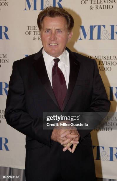 Martin Sheen during The Museum of Television & Radio's Annual Gala to Salute James Burrows & Martin Sheen at The Beverly Hills Hotel in Beverly...