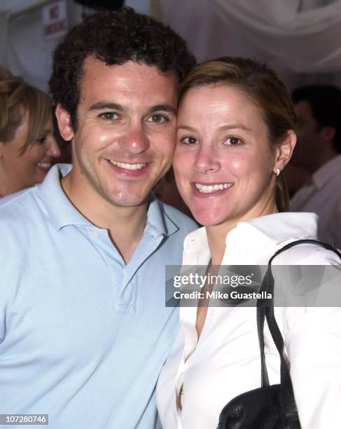 Fred Savage and Jennifer Stone during Claire Pettibone, Couture Bridal & Lingerie Designer, Partners with Inside Weddings & L.A. Confidential...