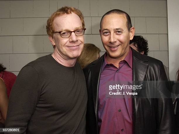 Danny Elfman & Paul Reubens during The 17th Annual IFP/West Independent Spirit Awards - IFC Entertainment After Party at Shutters on the Beach in...