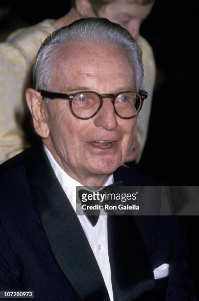 Laurance Rockefeller during 1st Annual Nelson A. Rockefeller Public Awards in Honor of Ambassador Mike Mansifled at Waldorf Hotel in New York City,...