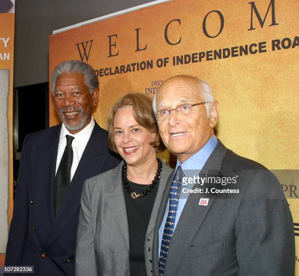 Morgan Freeman, Ann Moore, Chairman and CEO of Time Inc. And Norman Lear
