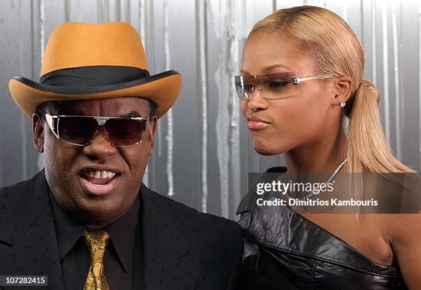 Ron Isley & Eve during Swizz Beatz "Bigger Business" Video Shoot Featuring Swizz, Cassidy, P. Diddy, Jadakiss, Baby, Ron Isley, Busta Rhymes and...