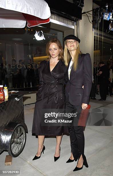 Stella McCartney and Gwyneth Paltrow during Mercedes Benz Fashion Week 2003 - Opening of the First Stella McCartney Store Worldwide at Stella...