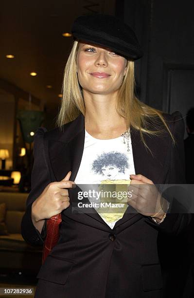 Gwyneth Paltrow during Mercedes Benz Fashion Week 2003 - Opening of the First Stella McCartney Store Worldwide at Stella McCartney Store in New York,...