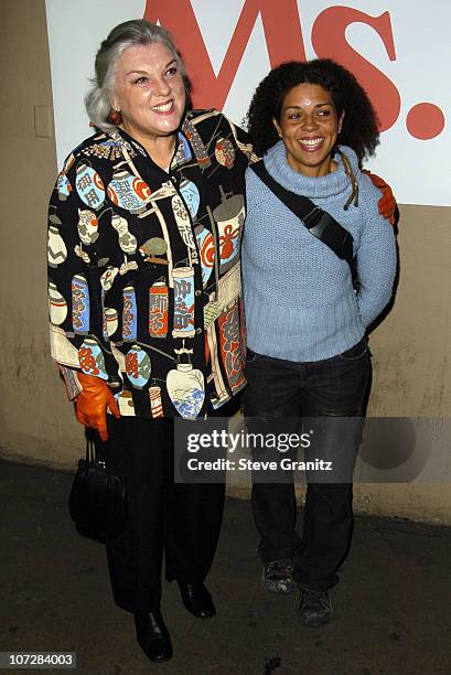 Tyne Daly and daughter Elizabeth Brown during Ms. Magazine Celebrates Kathy Najimy as One of its "2004 Women of The Year" - Arrivals at The Spider...