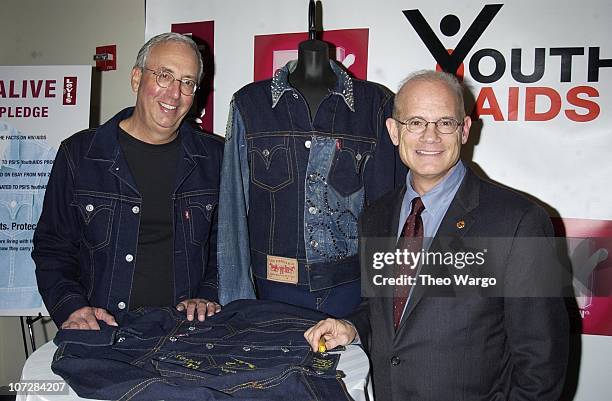 Robert D. Haas, Chairman, Levi Strauss & Co., and William Roedy, President, MTV Networks International