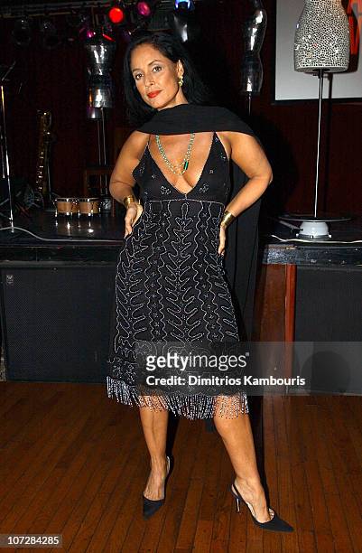 Sonia Braga during HBO Films/Newmarket Films "Real Women Have Curves" Premiere - After-Party - New York at B.B. King's Blues Club and Grill in New...