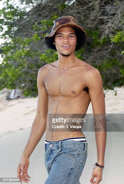 Paul Stiell during Tommy Jeans Photo Shoot in Mustique in Mustique, Bahamas.