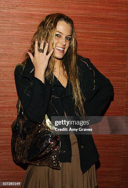 Riley Keough, wearing Good Art Hollywood jewelry during Good Art Hollywood Trunk Show Hosted by Danny Masterson and Chris Masterson with Laura Prepon...