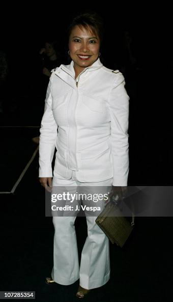 Taryn Rose, shoe designer during Mercedes-Benz Shows LA Fashion