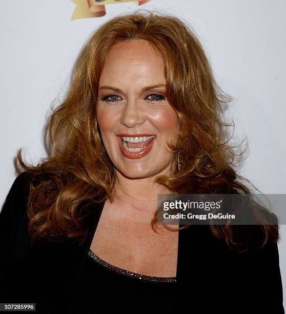 Catherine Bach during Warner Bros. Television And Warner Home Video Celebrate 50 Years Of Quality TV - Arrivals at Warner Bros. Studio in Burbank,...