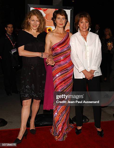 Geraldine James, Celia Imrie and Penelope Wilton during "Calendar Girls" AFI Film Festival Opening and North American Premiere - Arrivals at Cinerama...