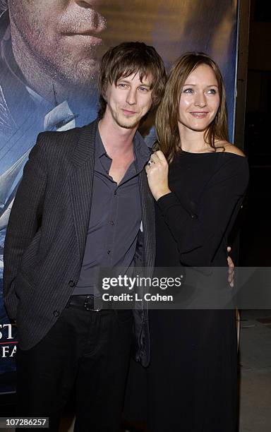 Lee Ingleby and guest during "Master & Commander: The Far Side of the World" Los Angeles Premiere - Red Carpet at Samuel Goldwyn Theater in Beverly...