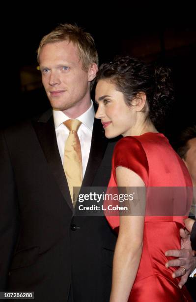 Paul Bettany and Jennifer Connelly during "Master & Commander: The Far Side of the World" Los Angeles Premiere - Red Carpet at Samuel Goldwyn Theater...