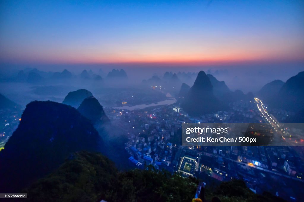 Yangshuo Sunrise3