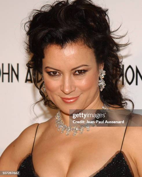 Jennifer Tilly during 13th Annual Elton John AIDS Foundation Oscar Party Co-hosted by Chopard - Arrivals at Pacific Design Center in Los Angeles,...