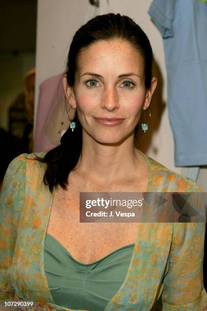 Courteney Cox-Arquette during People's Liberation, Warner Bros. Pictures, and Kitson Celebrate Horror Thriller "House Of Wax" - Red Carpet and Inside...