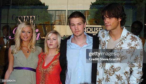 Paris Hilton, Elisha Cuthbert, Chad Michael Murray and Jared Padalecki