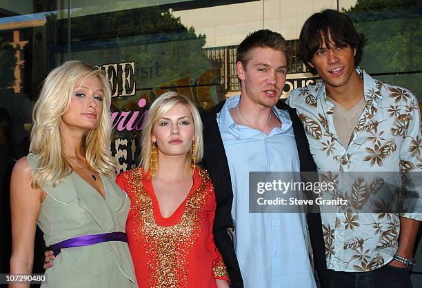 Paris Hilton, Elisha Cuthbert, Chad Michael Murray and Jared Padalecki