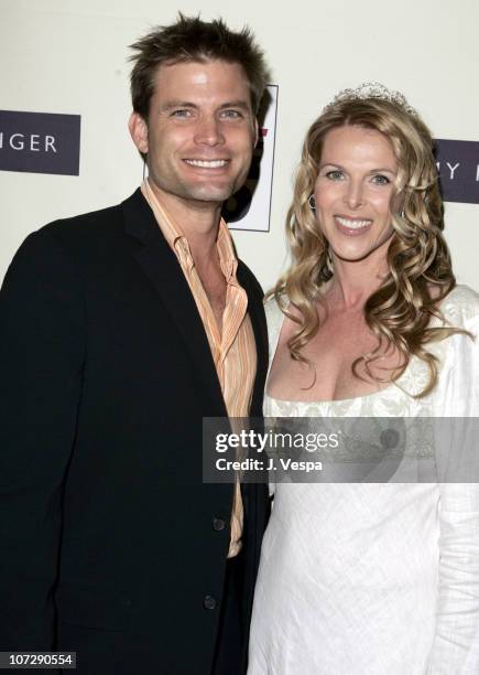 Casper Van Dien and Catherine Oxenberg during 12th Annual Race to Erase MS Co-Chaired by Tommy Hilfiger and Nancy Davis - Red Carpet at The Westin...